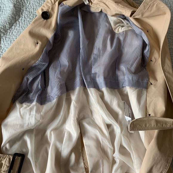 Stradivarius tan trench coat size S - Picture 7 of 14